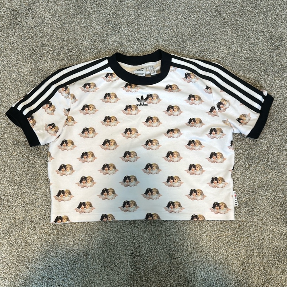 Addias x Fiorucci Crop Tee